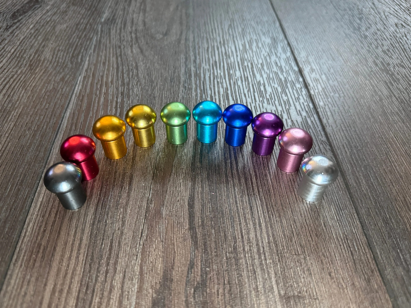10pc Multicolor Tuning Fork Attenuator Bead Set - Activator Options