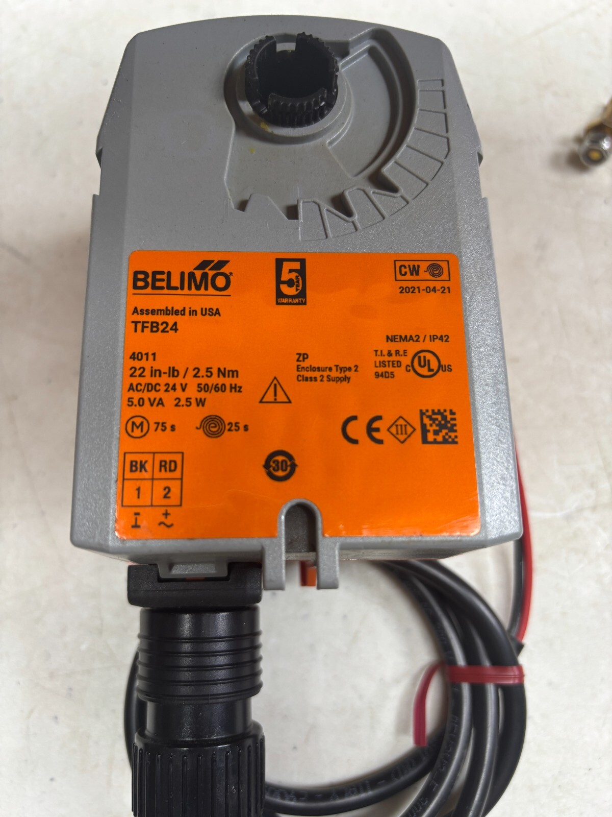 Belimo TFB24 Damper Actuator