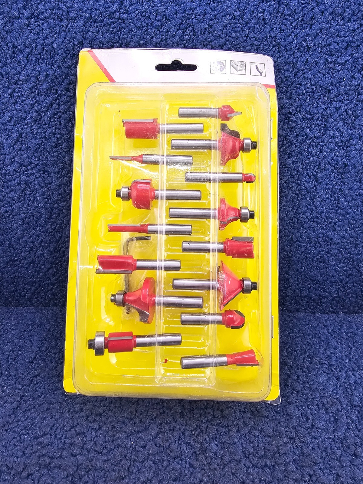 (15 PCS) Router Bit Trimming Straight Milling Cutter For Cutting