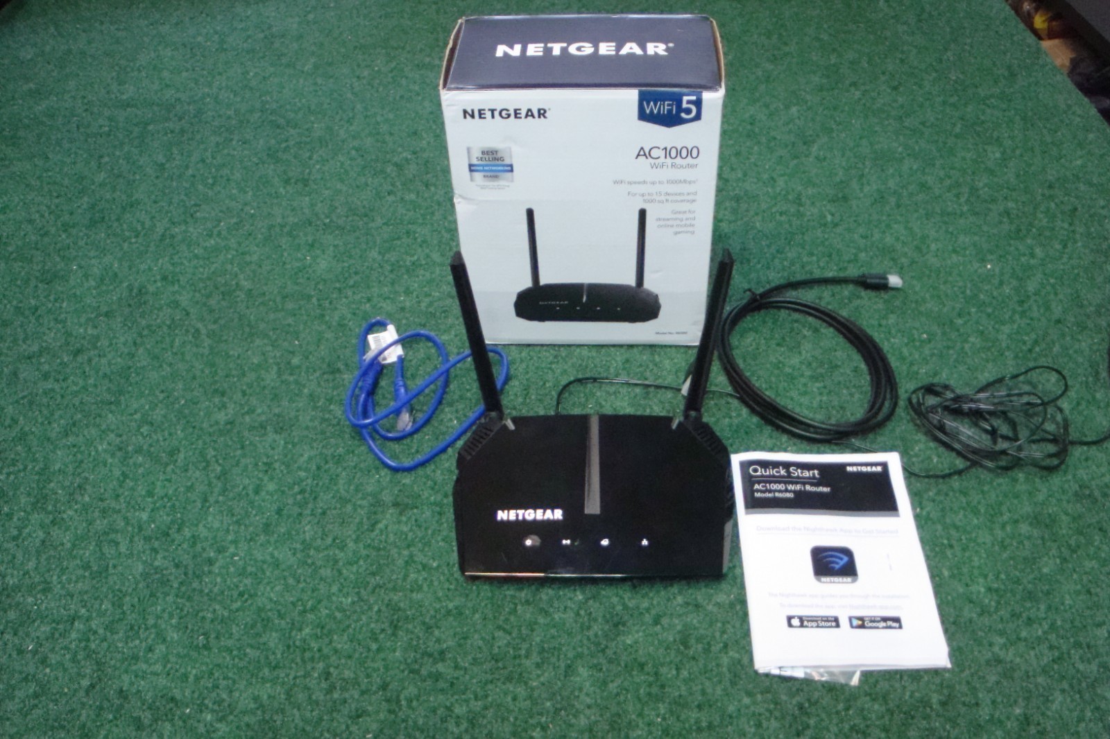 NETGEAR AC1000 Dual Band WiFi Router R6080 Fast Speeds up to  1000Mbps