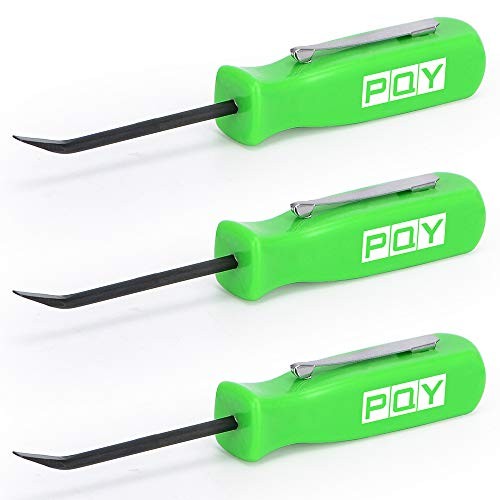 Mini Pocket Pry Bar with Pocket Clip 4.5" Length 3pcs (Green) green