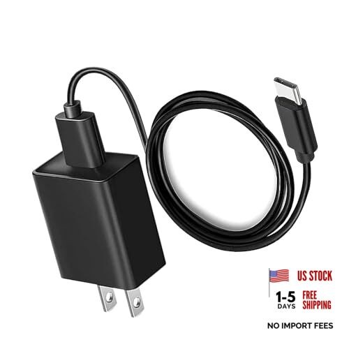 20W Fast Wall QC3.0 Charger USB C Charging Cable Cord 20W-5 Feet Black 1-Pack