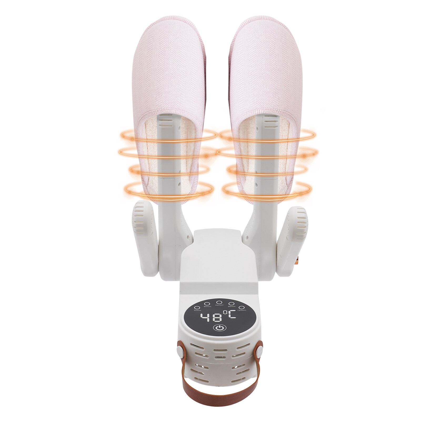 Electric Boot and Shoe Dryer with Timer, 150W, 360° Drying, White
