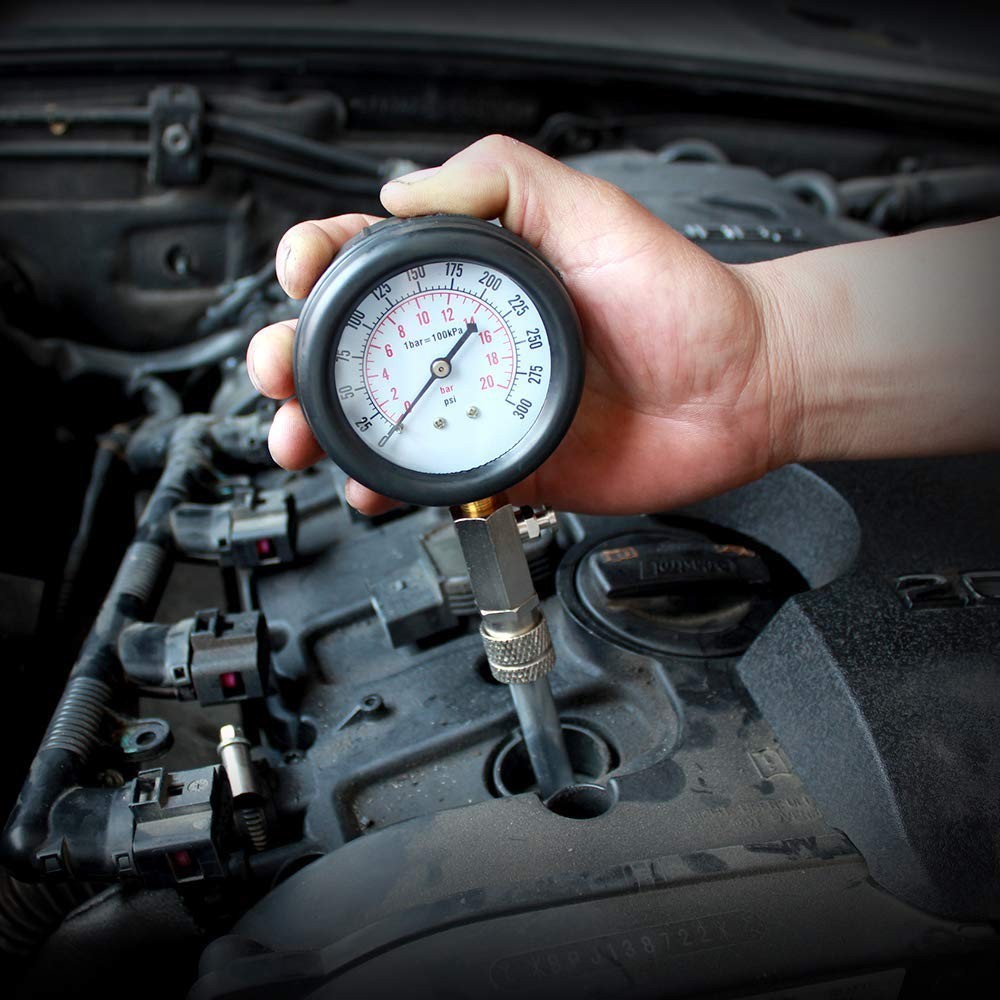 Kit de 8 piezas para medir la compresión de cilindros de motores de gasolina. He