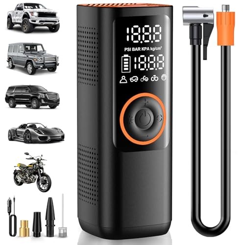 Tire Inflator Portable Air Compressor - 150 PSI Cordless Air Pump, 7800mAh