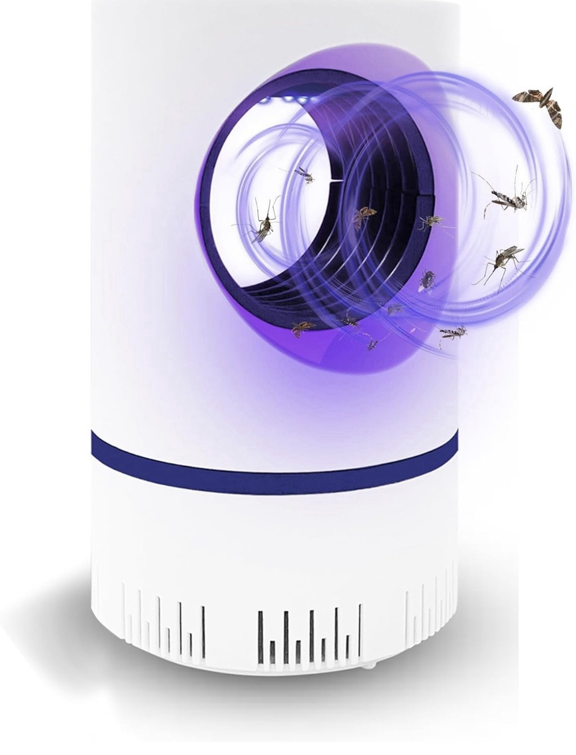 Fruit Fly Trap Flying Insect Traps Fan Powered Indoor Bug Catcher for Mosquitoes