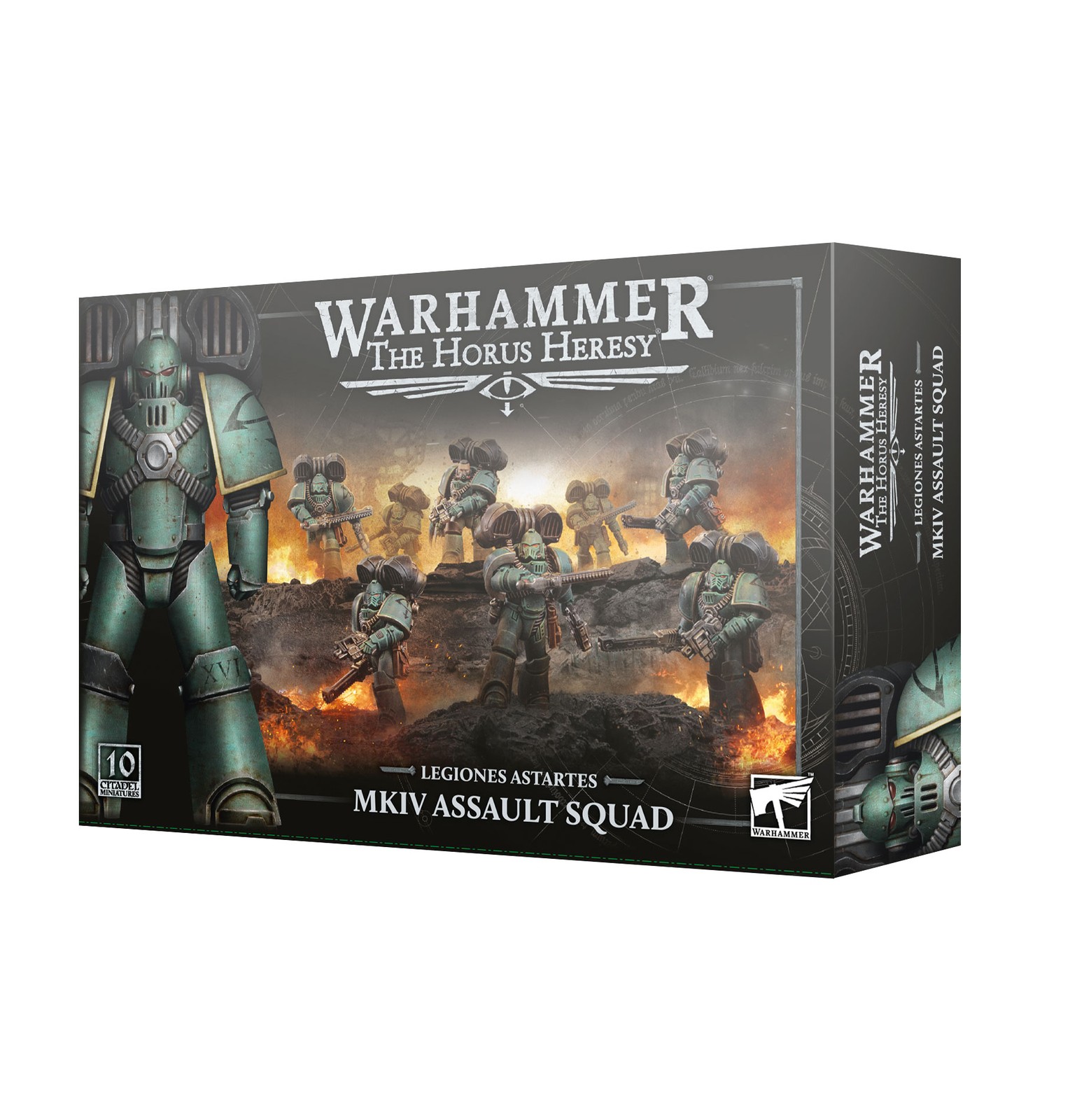 Legiones Astartes: MKIV Assault Squad Warhammer The Horus Heresy PRESALE 8/8