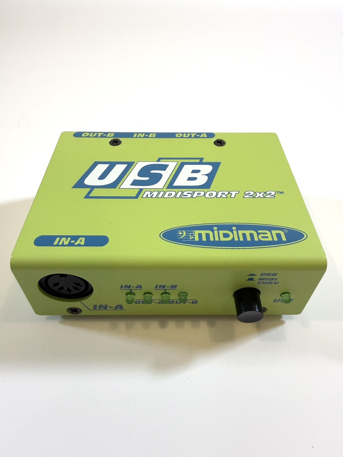 Midiman Midisport 2x2 USB MIDI Interface For Windows & Mac In Box