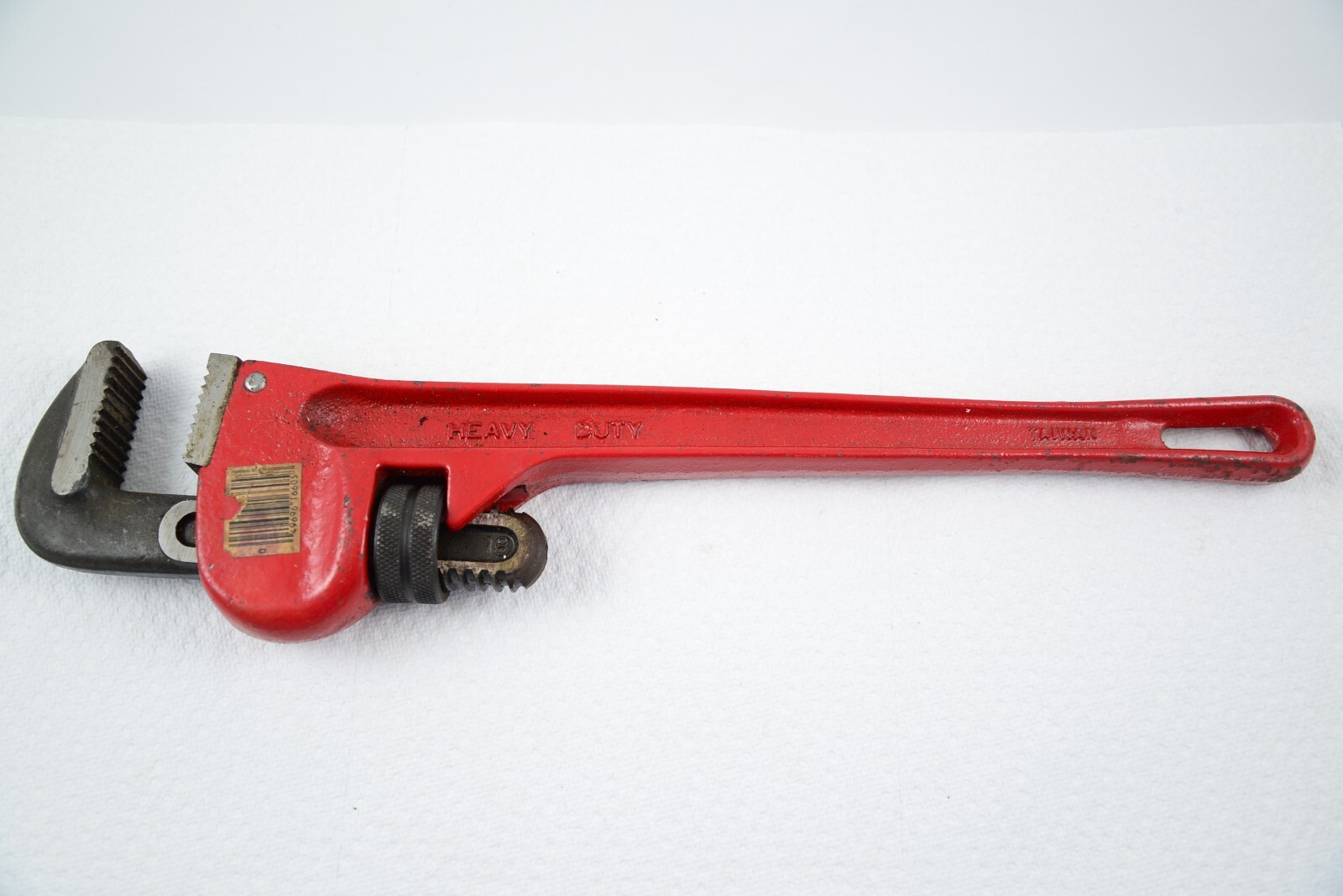 Heavy Duty 18" Inch 2-1/4" Max Opening Pipe Wrench Drop Forged Jaws Taiwan
