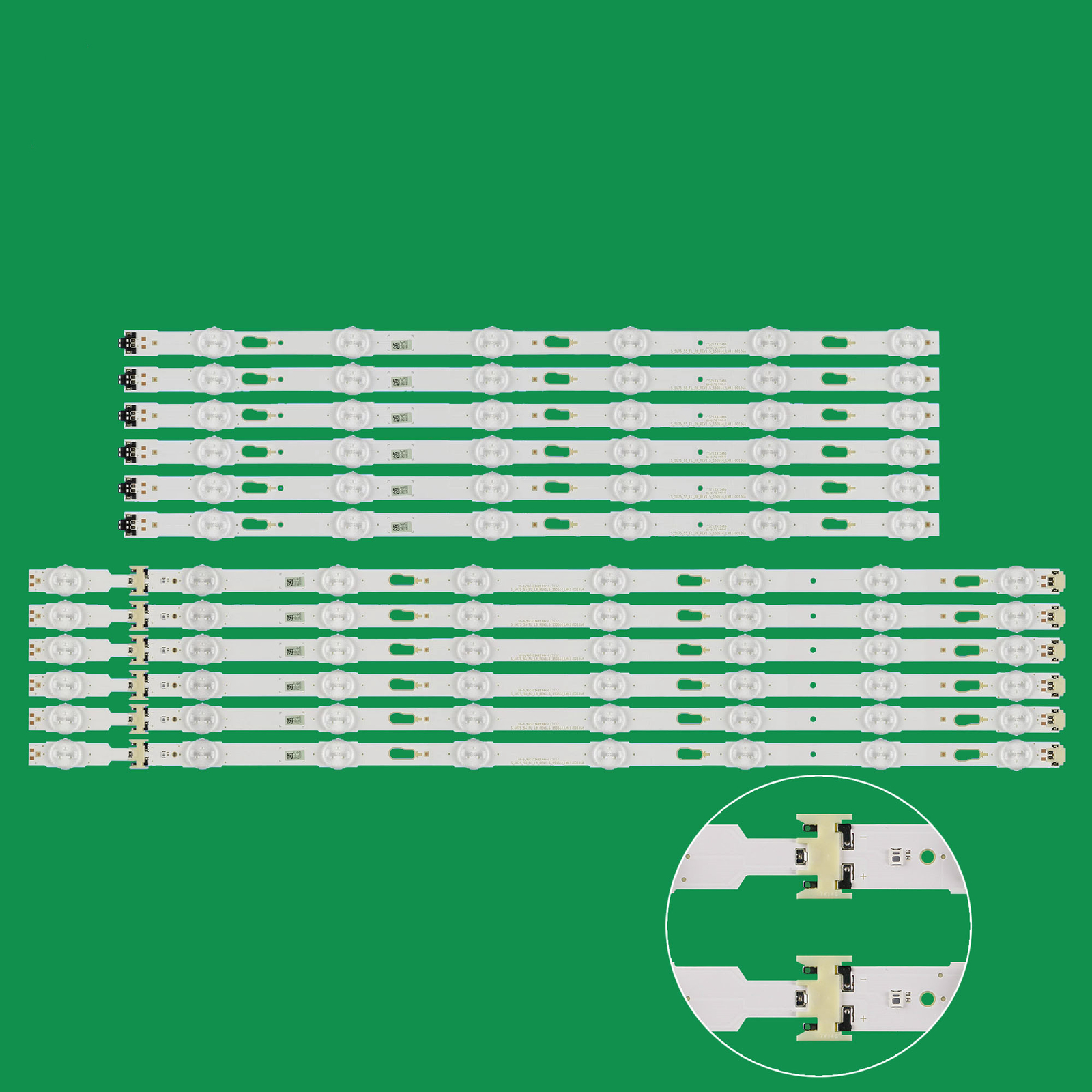 LED Strips For Samsung UE55JU6400 UE55MU6120 UE55JU6670 UE55KU6000 UN55JU6500