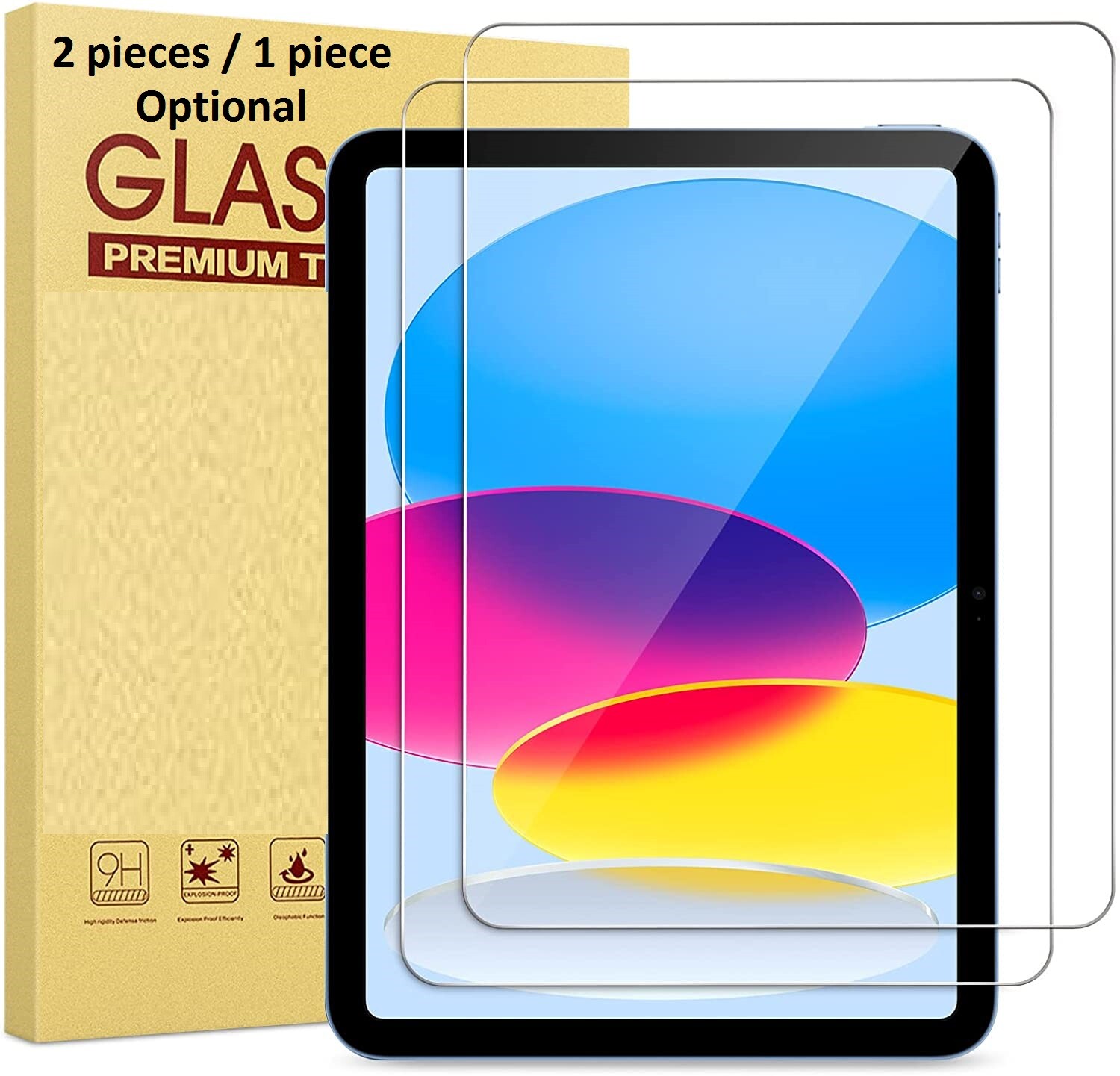 For iPad 10 (2022) 10.9 inch (10th Generation) Tempered Glass Screen Protector