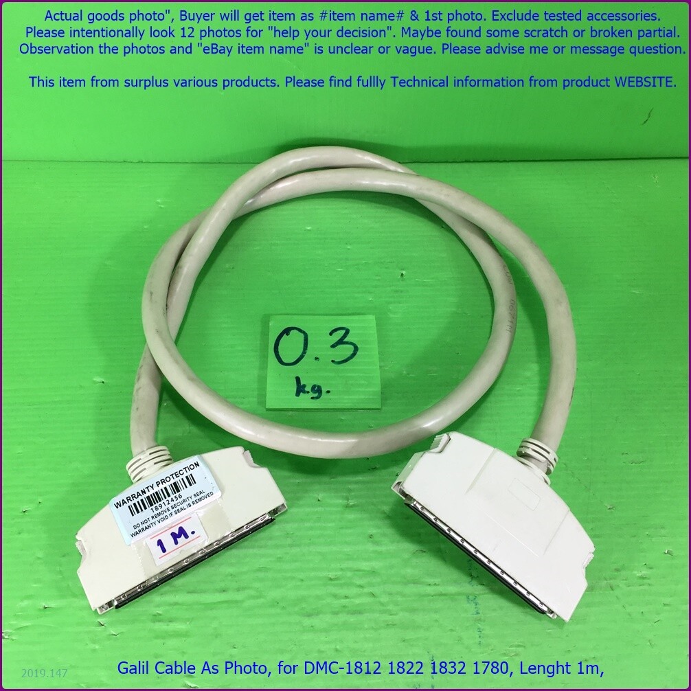 Galil Cable As Photo,for DMC-1812 1822 1832 1880 1780,Length 1m, sn:DHLtoUS.