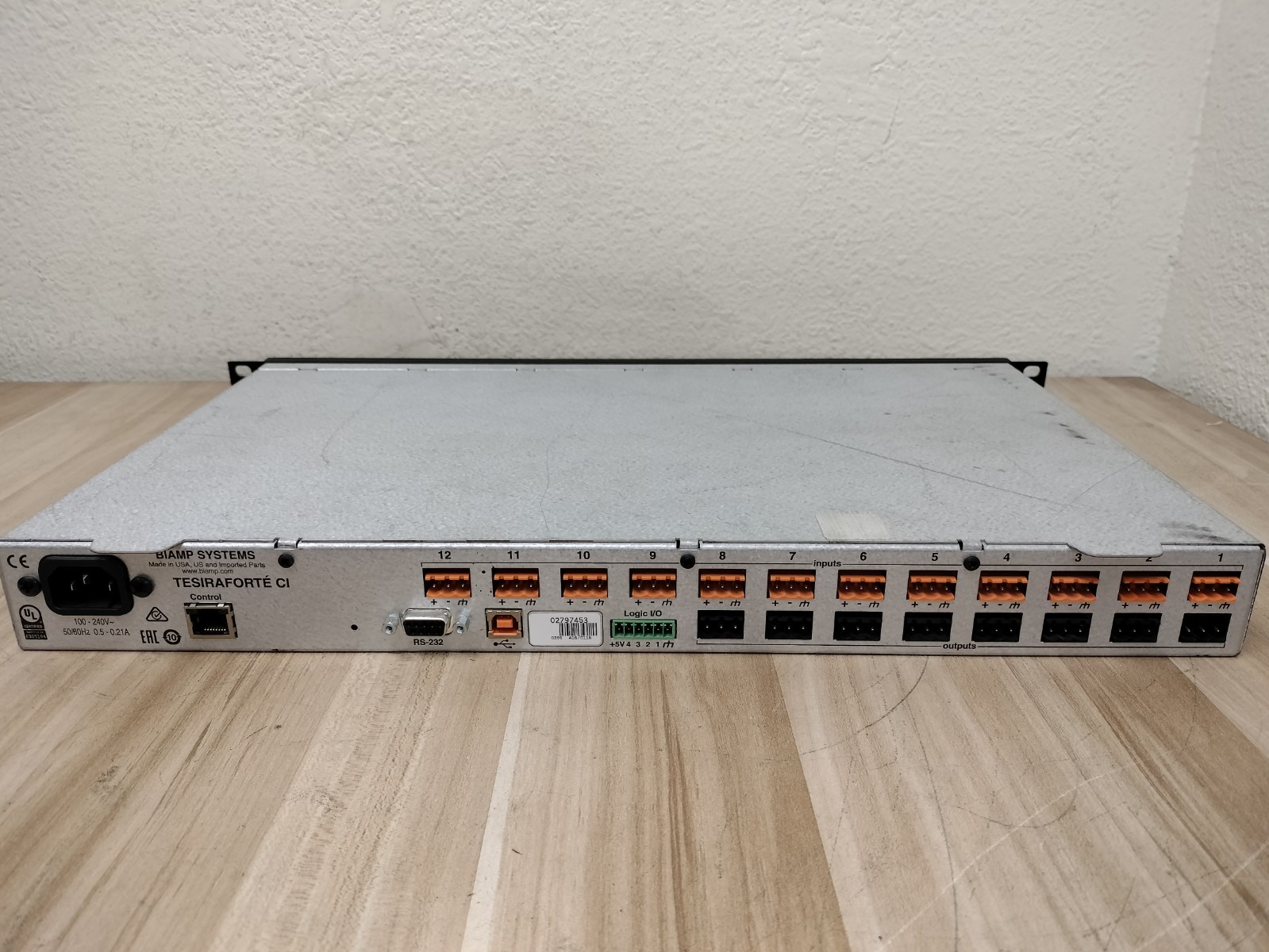 Biamp TesiraFORTE CI 12x8 Digital Audio Signal Processor (DSP)