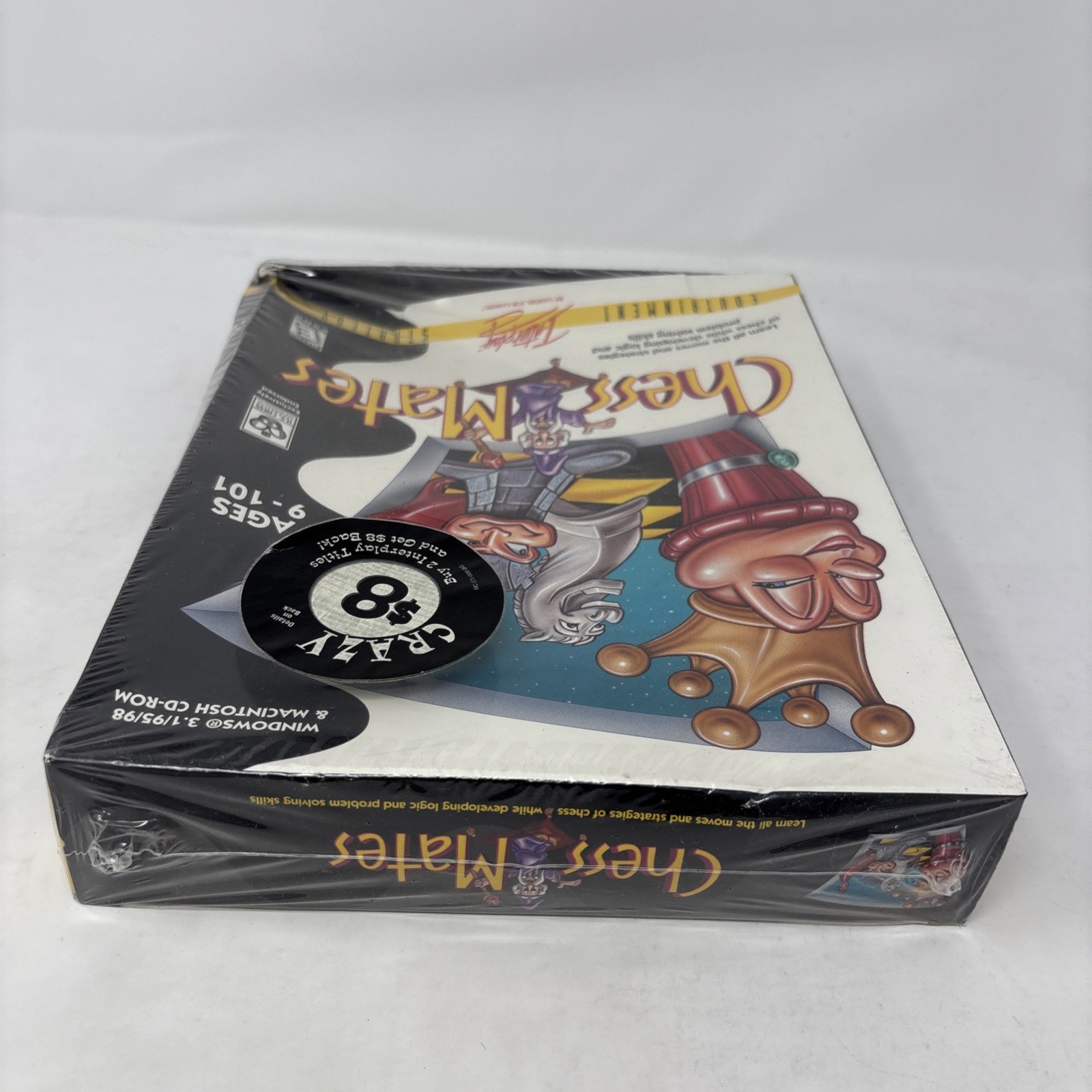 Sealed Vintage Chess Mates by Interplay PC/Mac CD-ROM 1998 Big Box Game Software