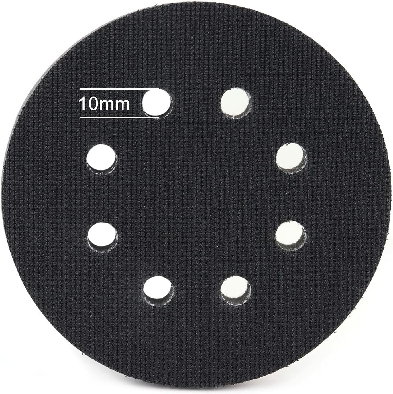 2Pcs 5 Inch 8Hole Soft Interface Pad Hook Loop Sponge Cushion Buffer Backing Pad
