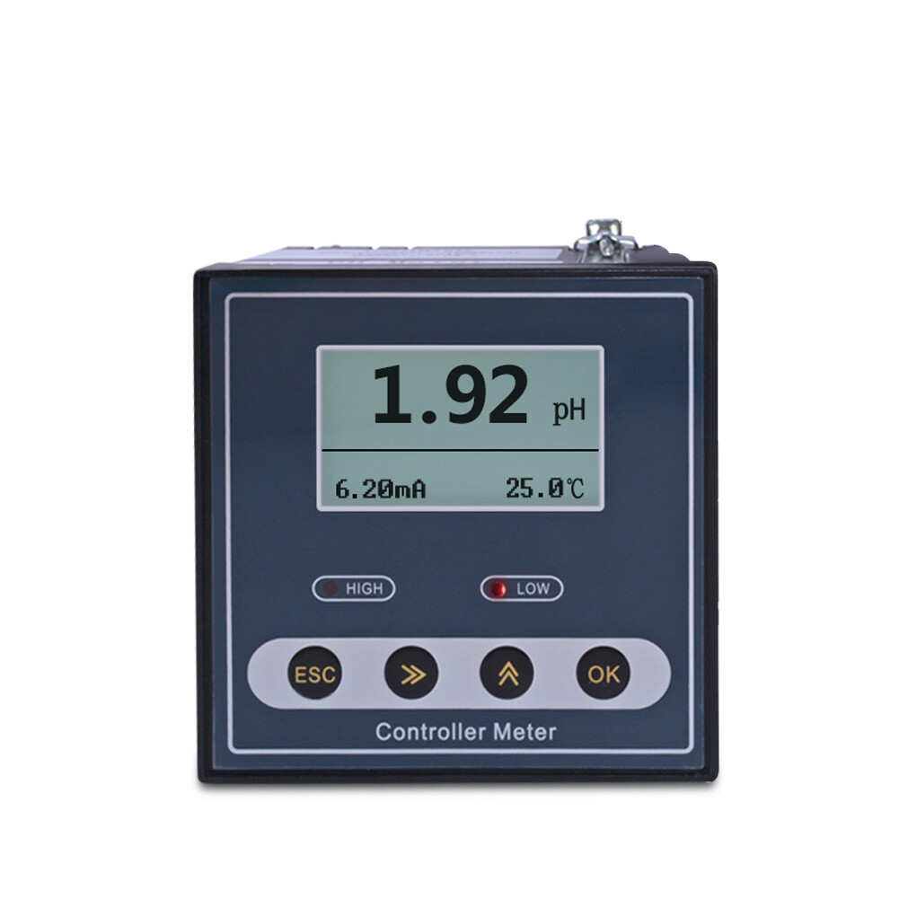 Online PH Controller Meter with Range 0–14pH Accuracy ±0.02pH Resolution 0.01pH
