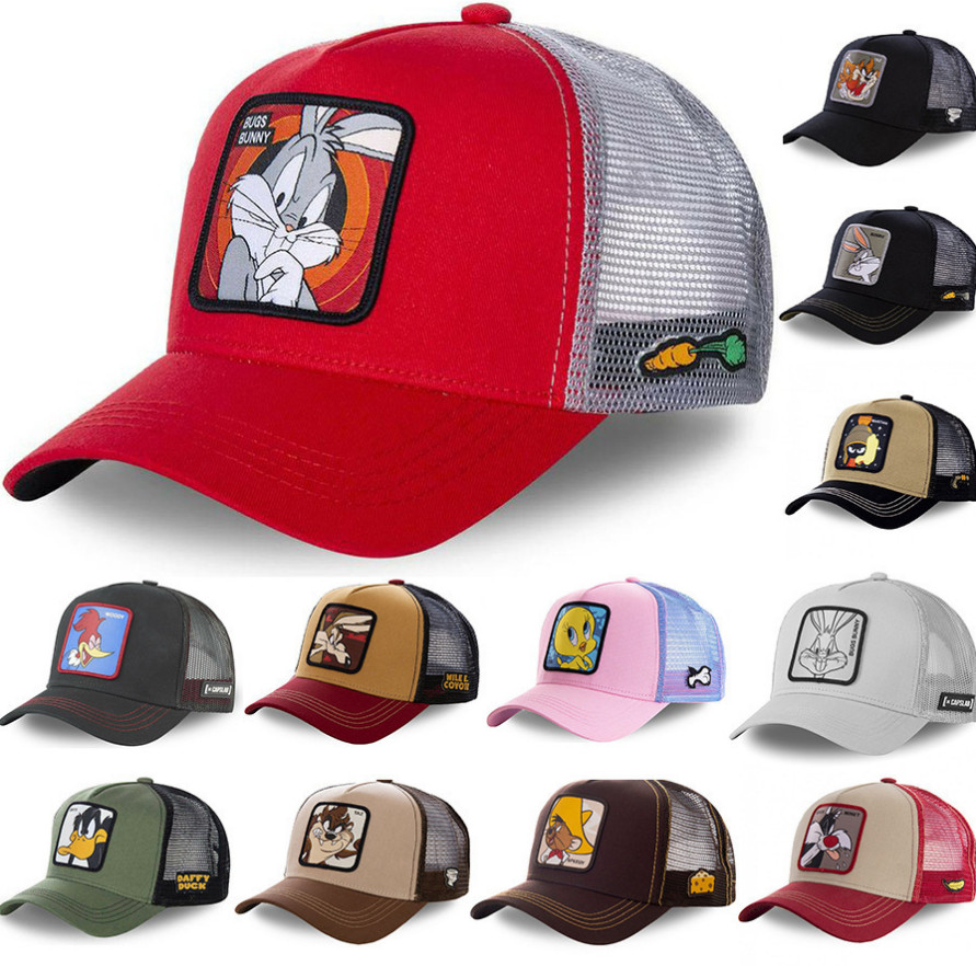 Men's Animal Print Trucker Mesh Baseball Cap Hip Hop Style Snapback Hat IN STOCK