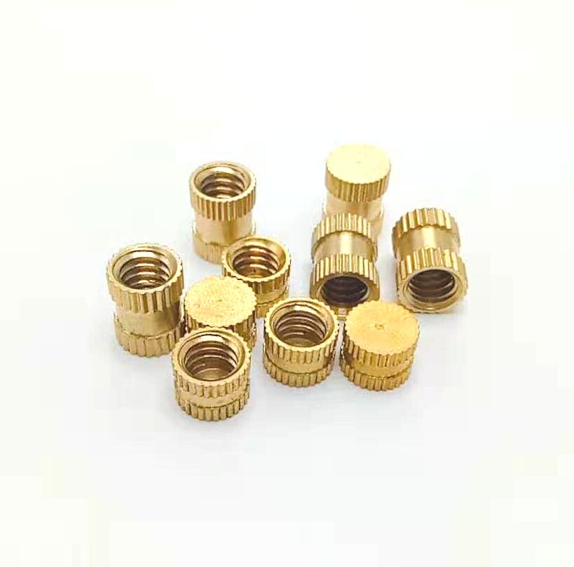 M2 Blind hole nut brass muff hot melt injection nuts embedded muffs sleeve