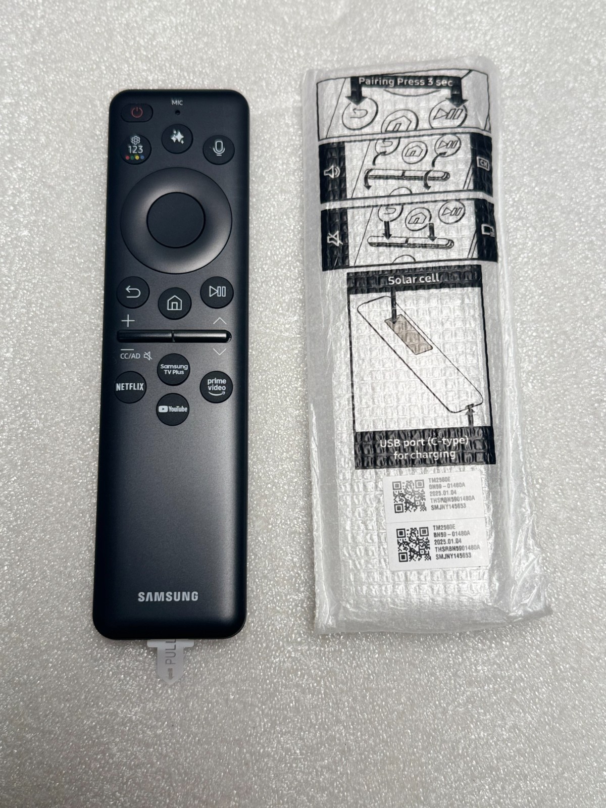 NEW - Samsung - BN59-01480A - VisionAI Dedicated Button - USB/Solar - Black