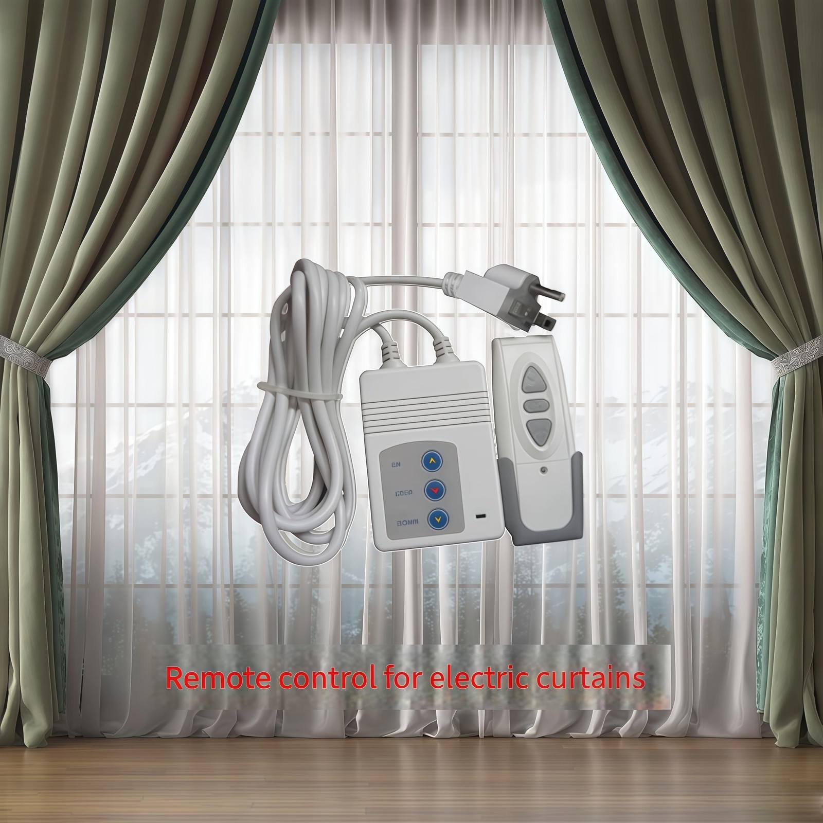 315MHz Wireless Remote Control Kit Projector Screen Electric Curtains White