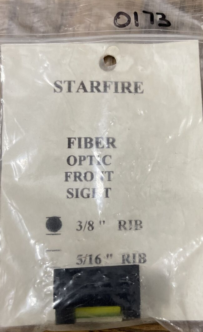 Starfire #0173 Fiber Optic Front  Gun Sight 3/8” RIB-Brand New-SHIPS N 24 HOURS