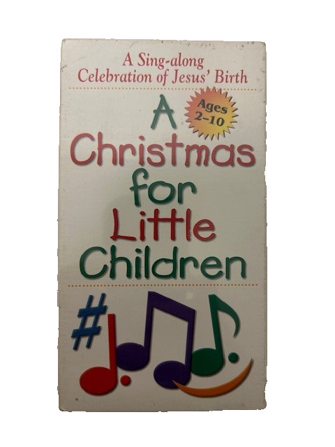 A Christmas for Little Children [VHS] Sing along Celebration of Jesus Birth -New