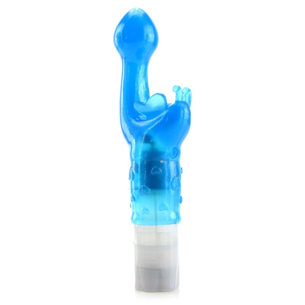 CalExotics Butterfly Kiss Blue Female G-spot Clitoral Vibe Vibrator