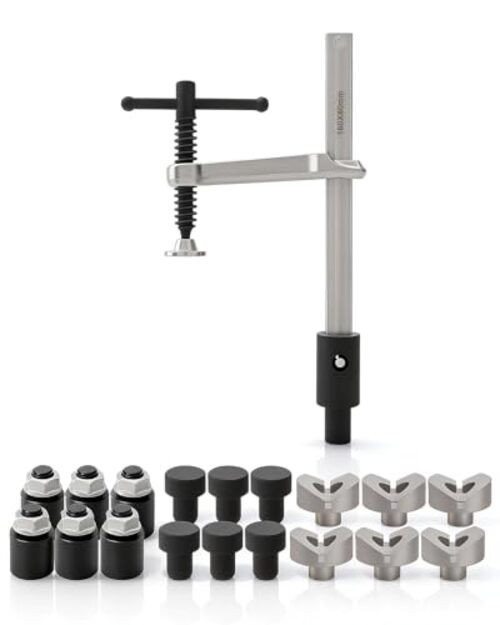 Welding Table Clamps and Fixture Pins, 19pcs 5/8in V Blocks, 19pcs Clamp & Pins