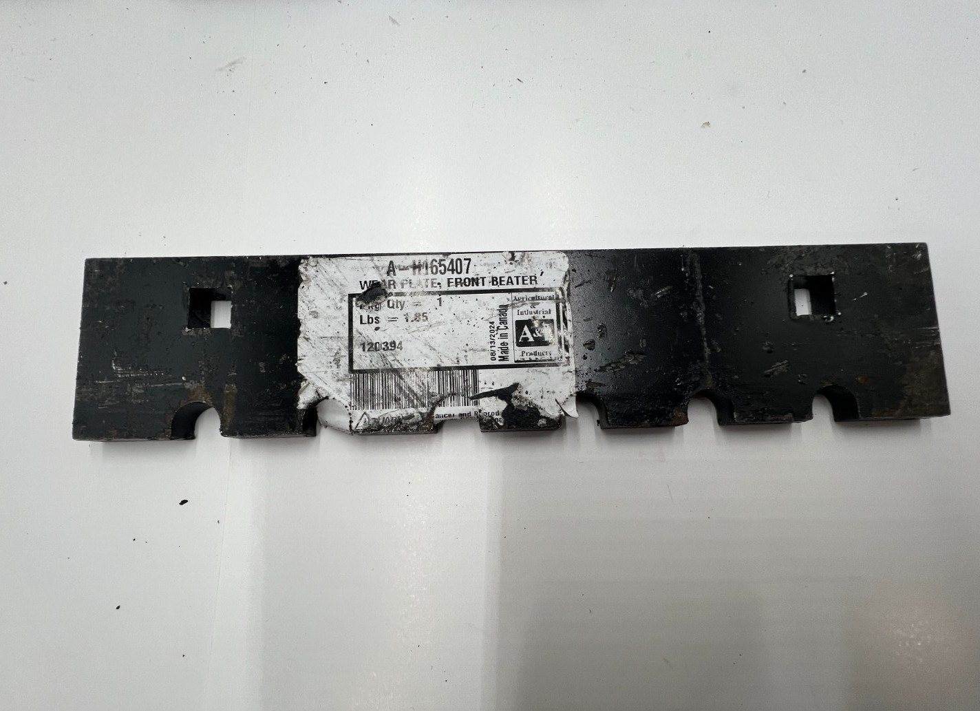 (QTY 2) A&I A-H165407 Agricultural and Industrial Front Beater Wear Plate Black