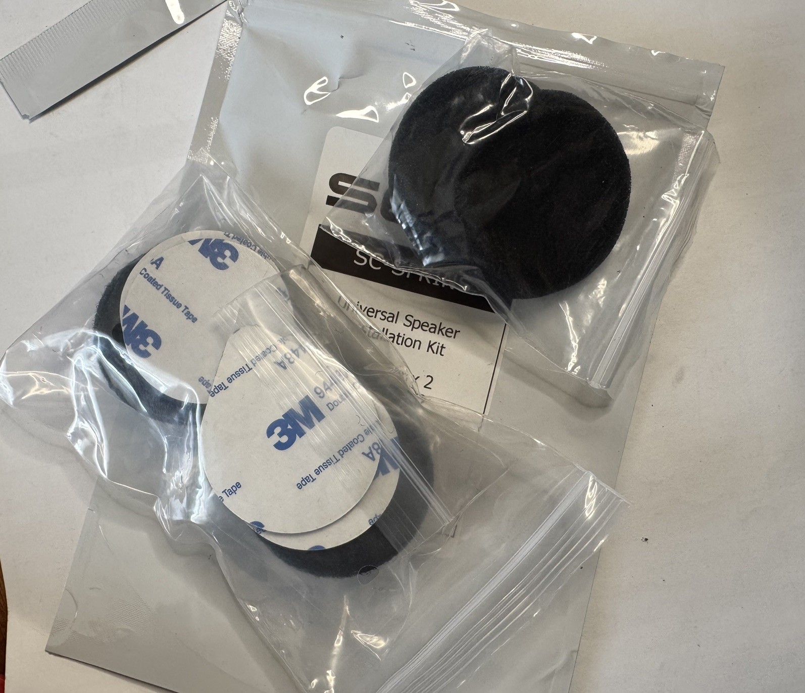 SENA Universal Speaker Installation Accessory Kit SC-SPKINS for Bluetooth Helmet