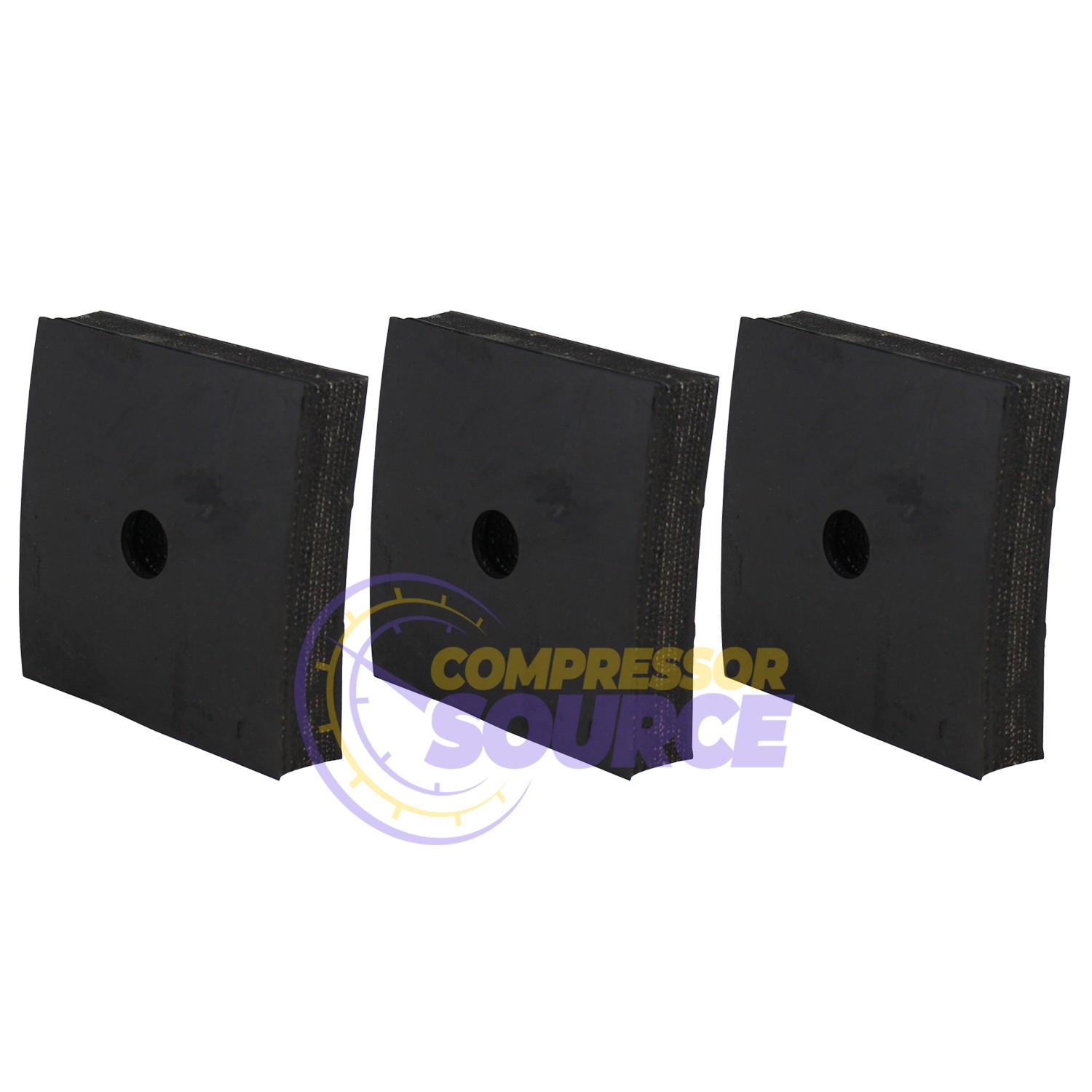 3 Anti Vibration Pad Air Compressor 4x4x1 HD Equipment Isolation Made In USA