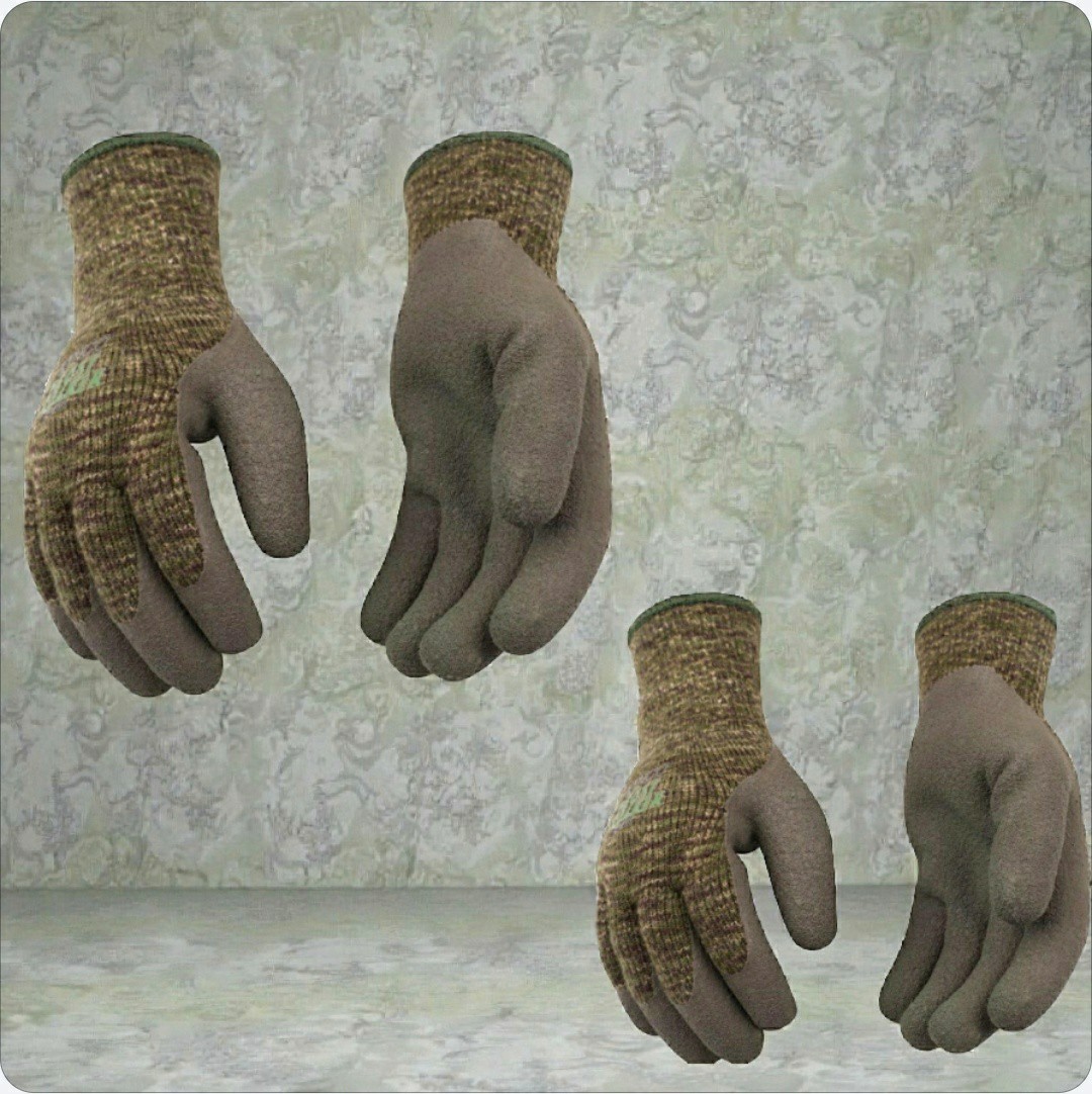 2 pair Kinco Frost Breaker Camo Form Fitting Thermal Gloves w/Latex Palm, Medium