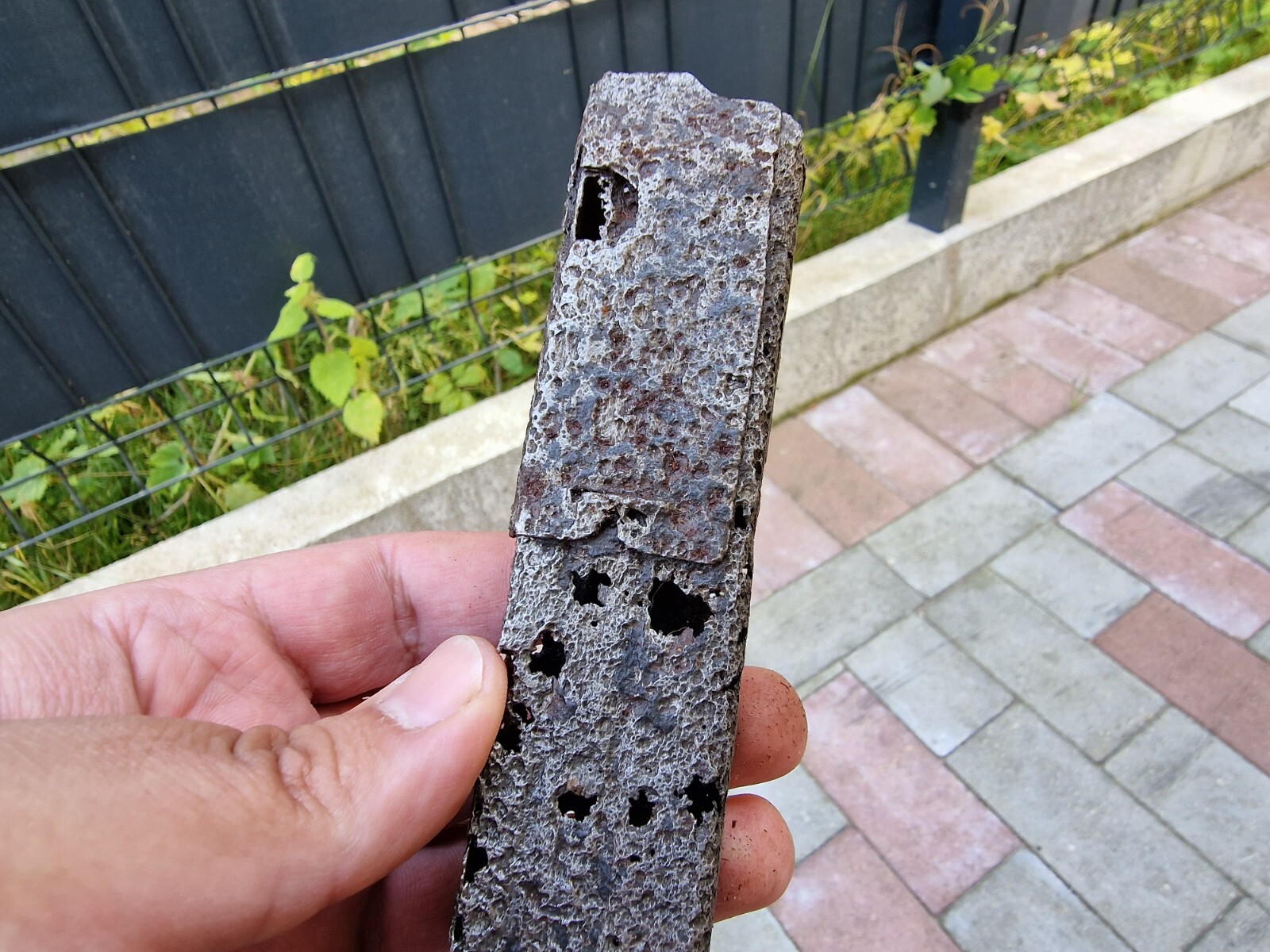 WW2 Accessories from the German bunker relic.