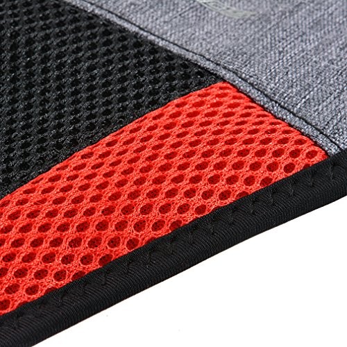 Bicycle Trainer Sweat Net Frame Guard Absorbs Sweat Black Red