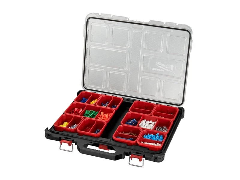 Milwaukee 4932471064 Black PACKOUT Slim Organiser