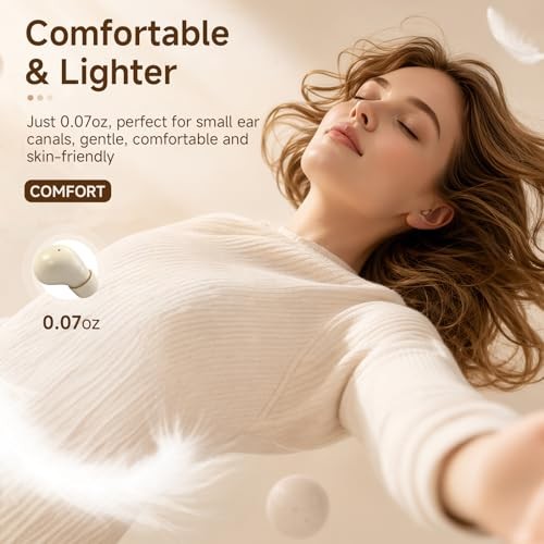 Discreet Mini Invisible Earbuds Wireless Bluetooth Micro Hidden Sleep Tiny Nude