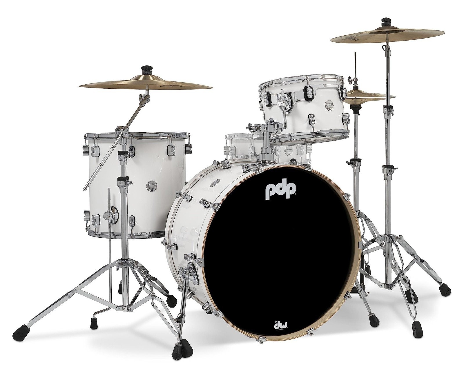 Pacific Drums & Percussion PDP Concept Maple 3-Piece Rock, Pearlescent White...