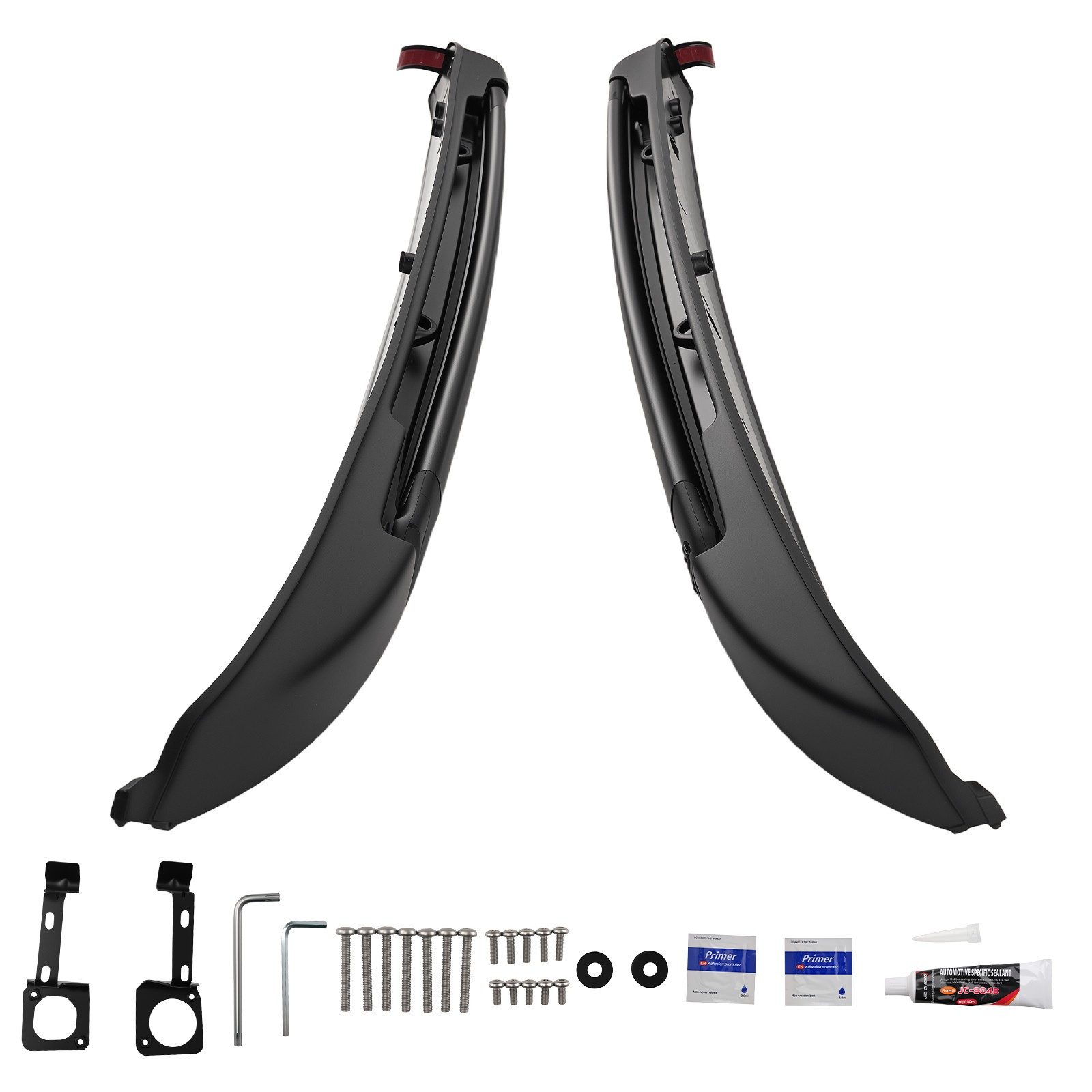 Top Roof Rack Cross Bars Side Rails Set For 2005-2023 Toyota Tacoma Double Cab