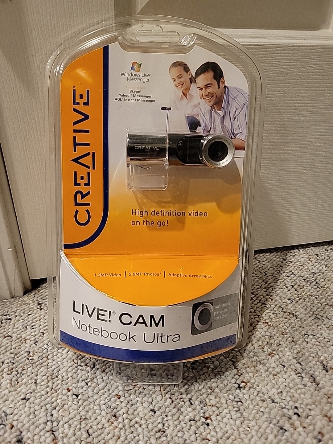 Creative Live Cam Notebook Ultra 1.3 MP Wide Angle. New