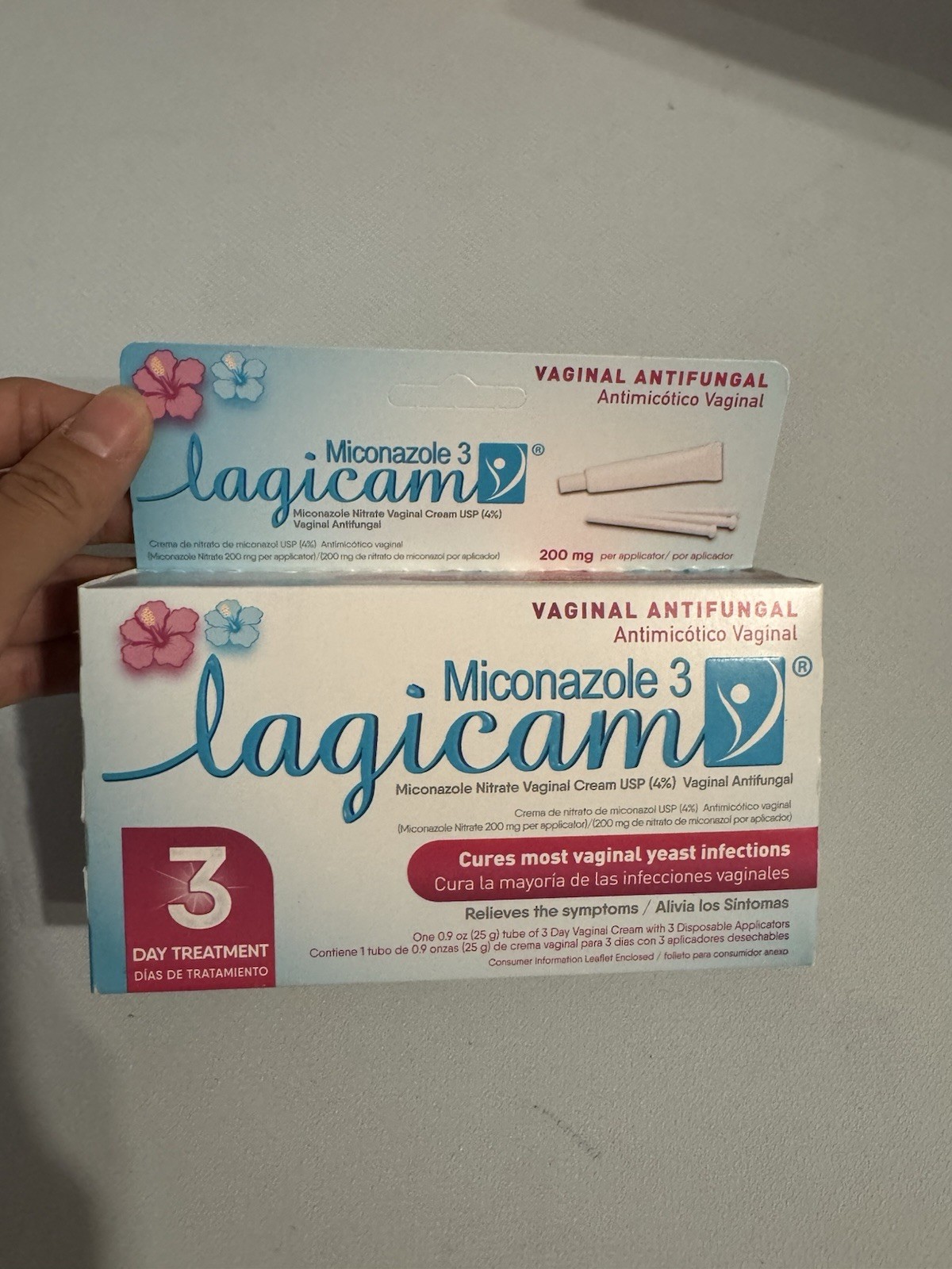 Miconazole #3 Lagicam A 3 DAY Treatmeant Exp 03/27