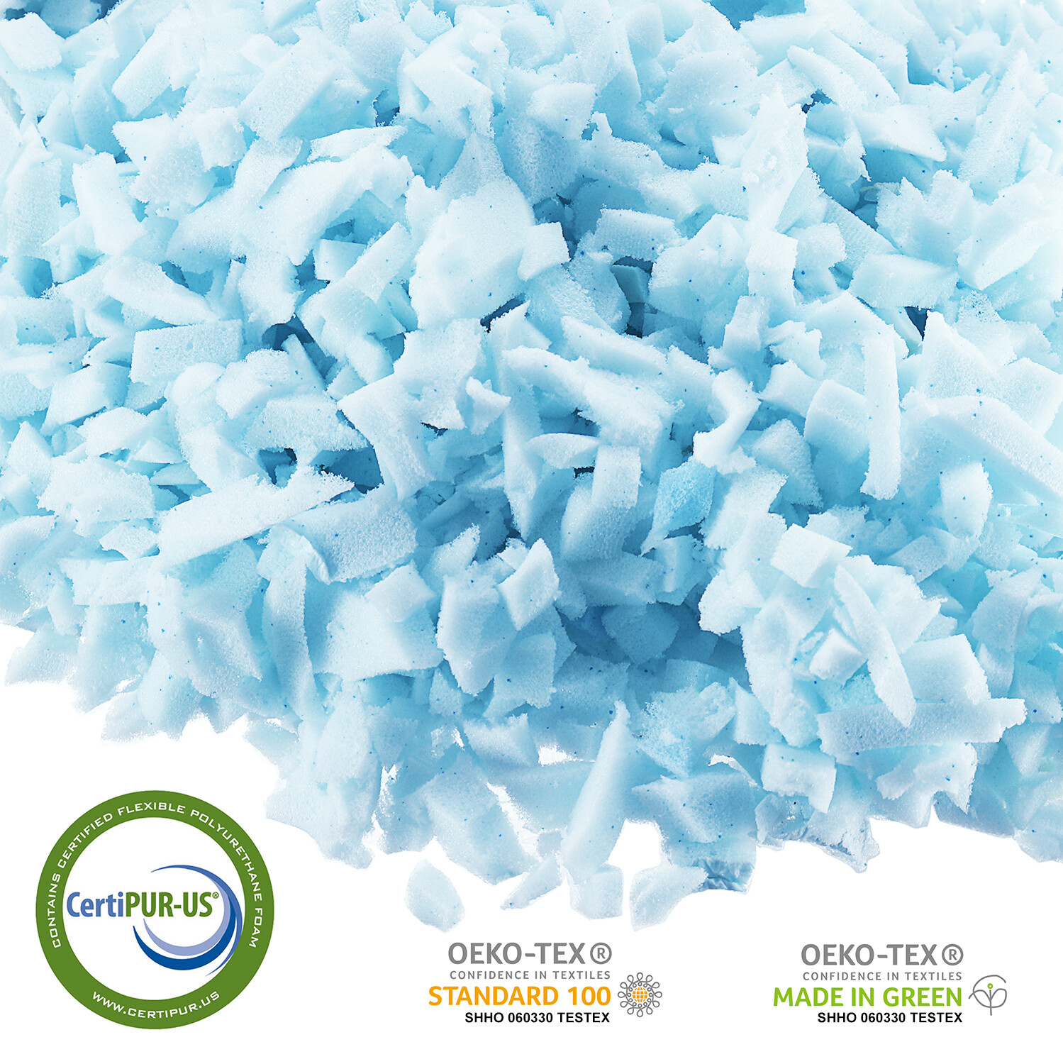 Memory Foam Cooling Pillow Heat and Moisture Reducing Ice Silk and Gel Infused