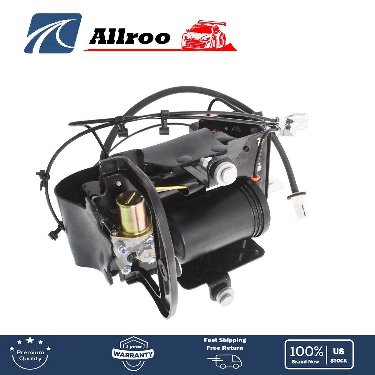 Fit For Cadillac XTS 2013-2018 3.6L V6 Air Suspension Compressor Pump 84355910