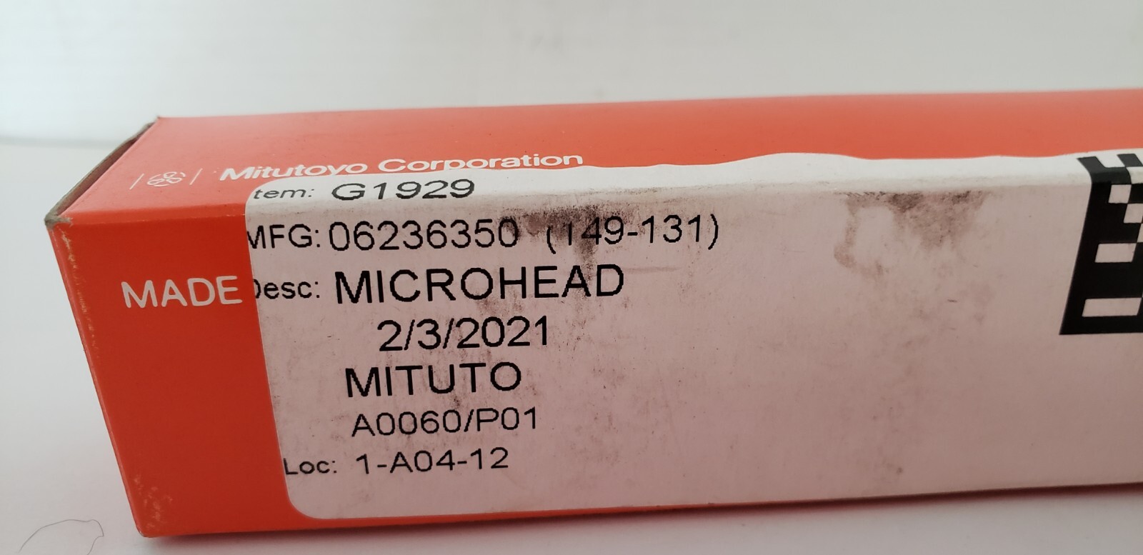 MITUTOYO 149-131 (06236350) MICROMETER HEAD. NIB