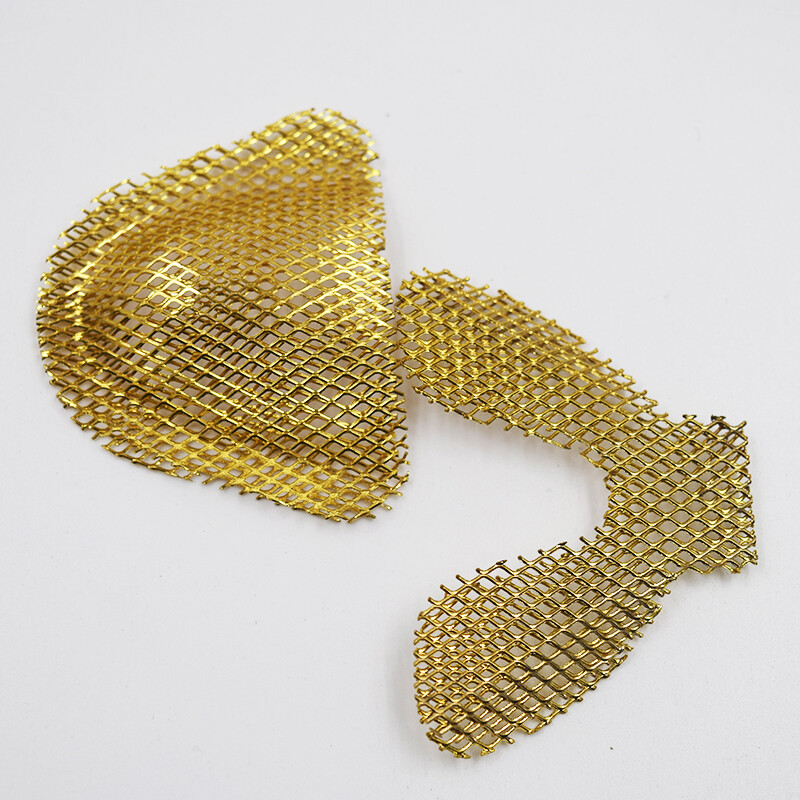 Dental Metal Net Plate Strengthen Impression Tray Plate Teeth Gold Lower/Upper