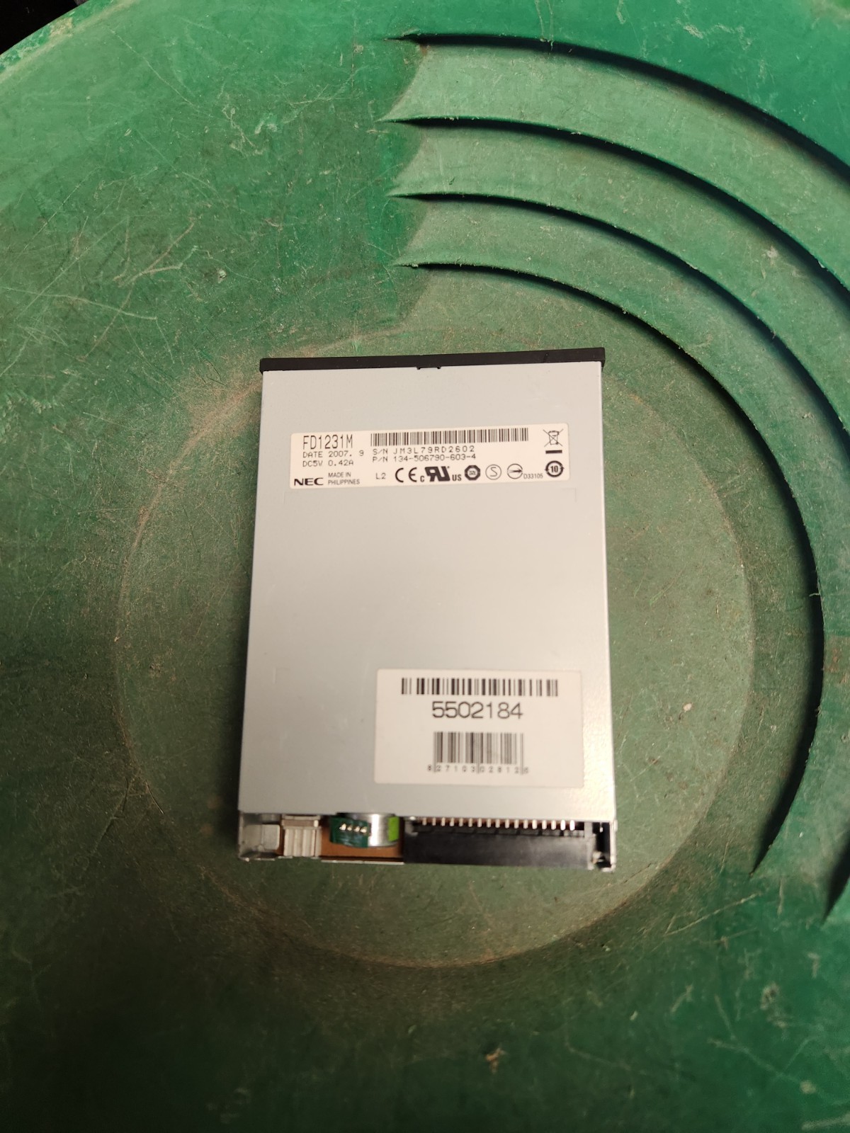 Floppy Disk Drive 3.5 Inch  All data I know is shown in photos.
