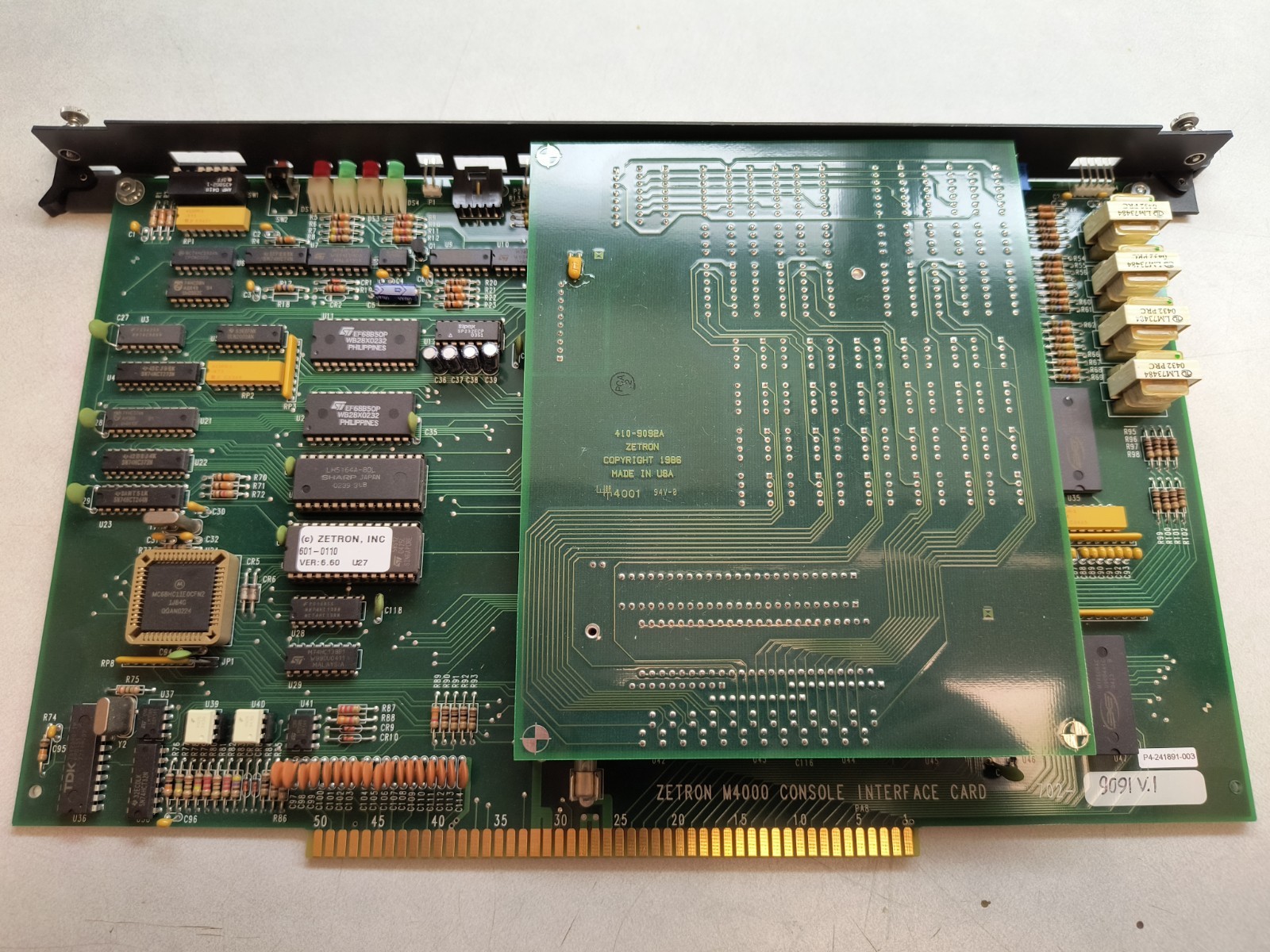 Zetron W4000 series Console Interface Card, 702-9091 V.1