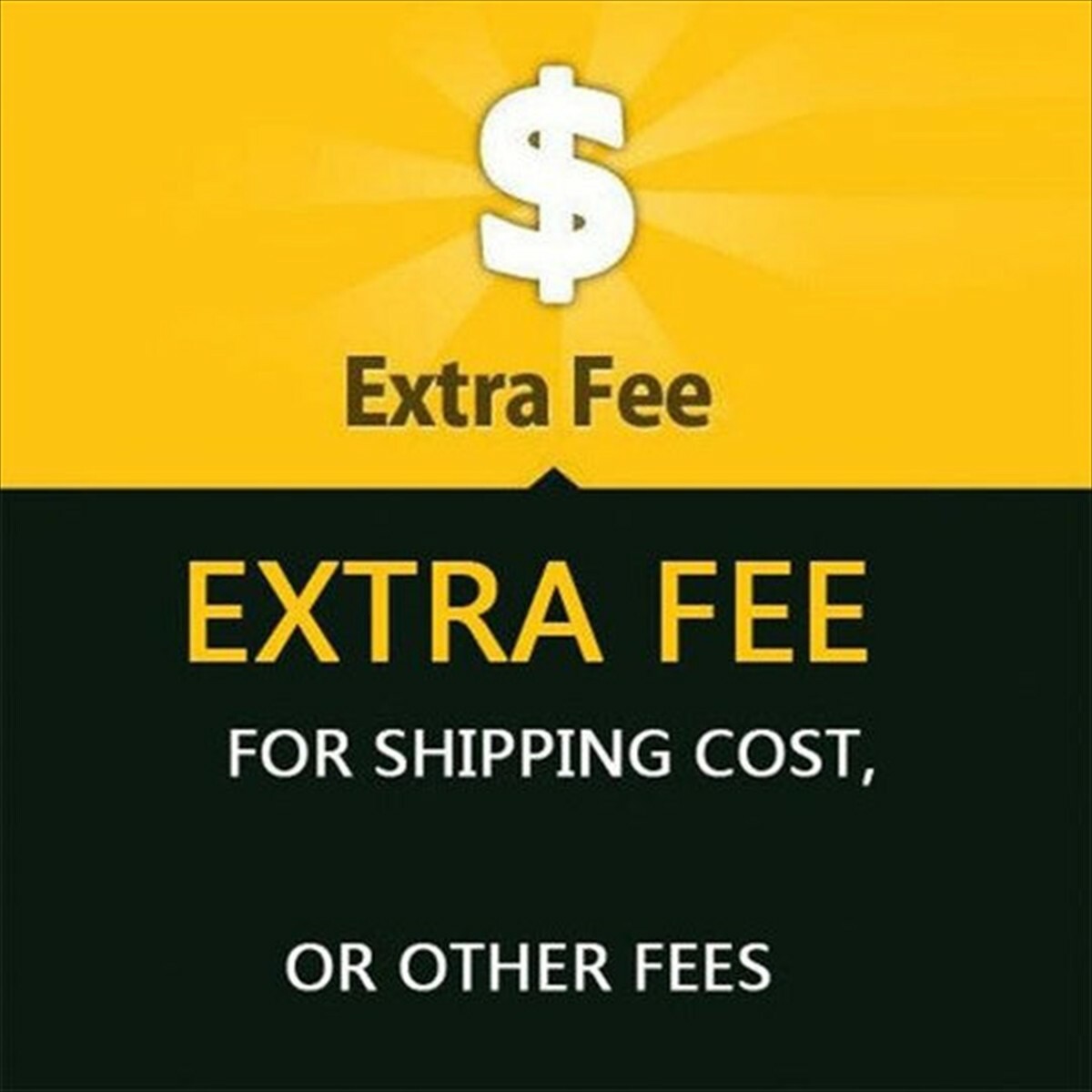 Extra Shipping Cost or Other Fees $8