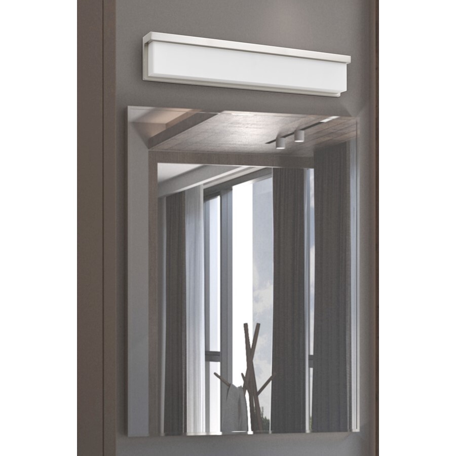 Cal Lighting Almeria Metal LED 26" Vanity, Acrylic Shade, Steel - LA-8035-26