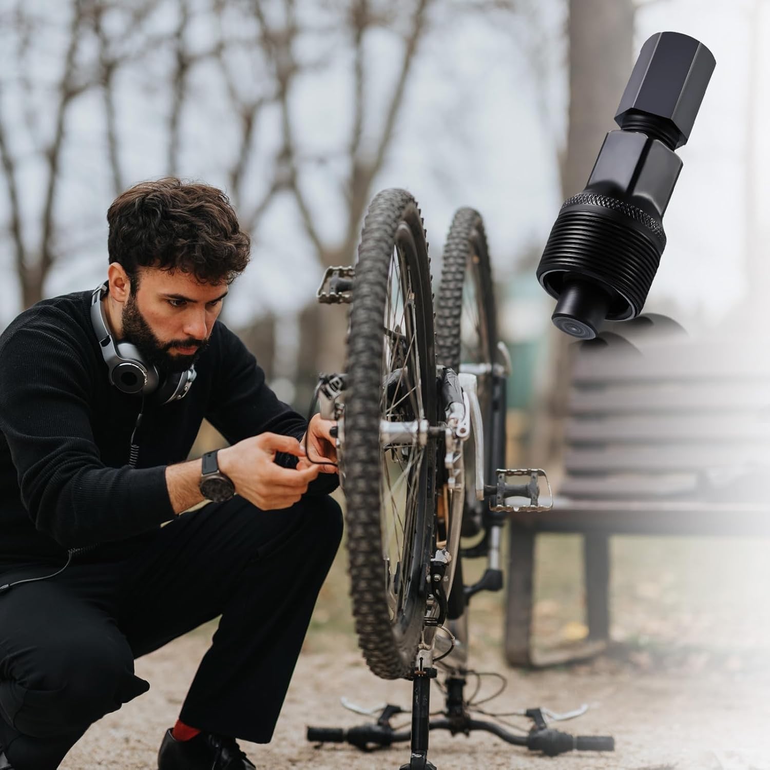 Lightweight Crank Puller Tool for Bikes - Perfect for Easy Repair & Maintenance