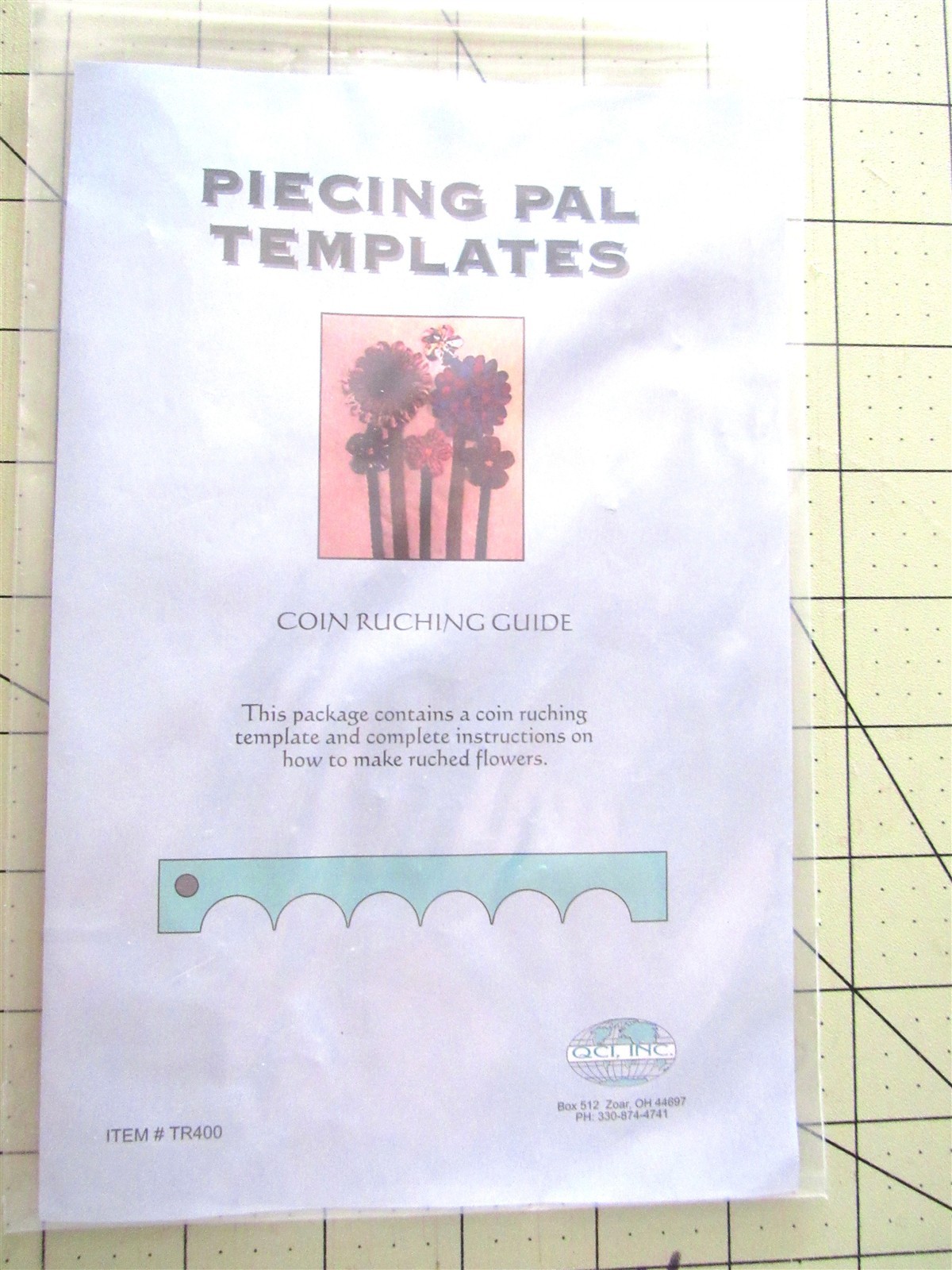 Coin Ruching Template & Instructions on How to Make Ruched Flowers